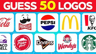 Guess The Logo in 5 Seconds | 50 Logos Quiz | Food & Drink Edition