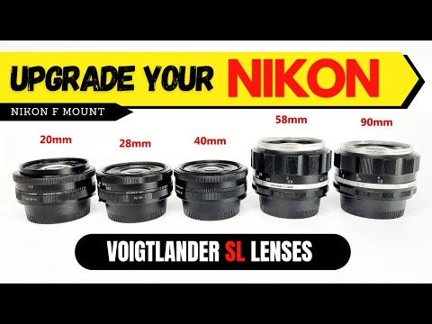 🔴 Leica Quality at Nikon Prices!  Voigtlander SL Lenses for Nikon F - 58mm Nokton, 90mm APO-Skopar
