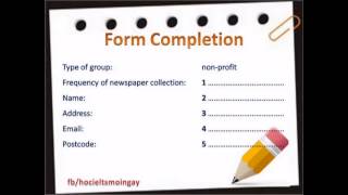 [IELTS LISTENING] Section 1 - FORM COMPLETION
