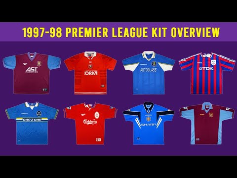 Premier League 1997-98 Kits - All 20 Teams