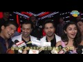 Varun Dhawan Alia Bhatt On The Set Of The Vice Of India