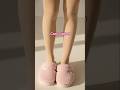 Nylon Tights And Cozy Fuzzy Slippers Sheer Nude Pantyhose Stockings Hosiery Girl Legs