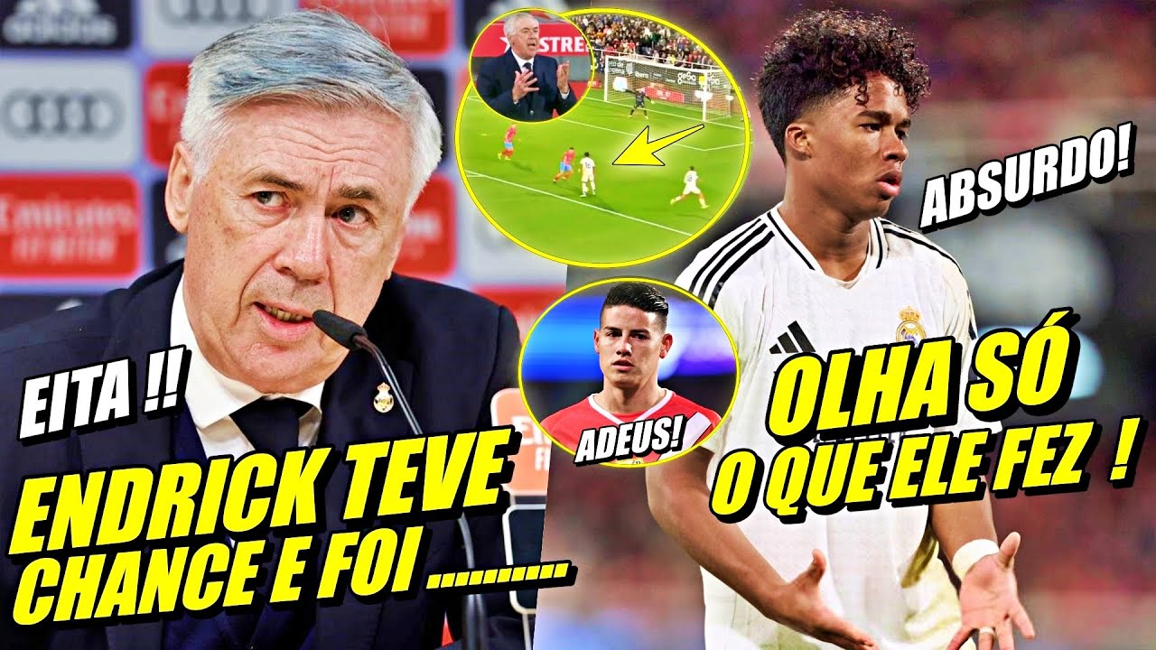 ESPANHA CHOCADA !! ENDRlCK DEIXA ESPANHÓIES ENLOUQUECIDOS APÓS SER TITULAR | JAMES DA ADEUS E MAIS