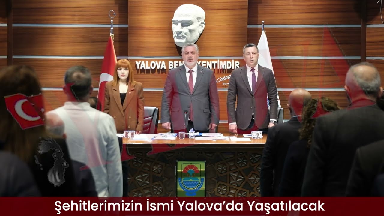 Şehitlerimizin İsmi Yalova’da Yaşatılacak