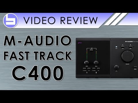M-Audio Fast Track C400 Audio Interface Video Review