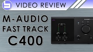 M-Audio Fast Track C400 Audio Interface Video Review