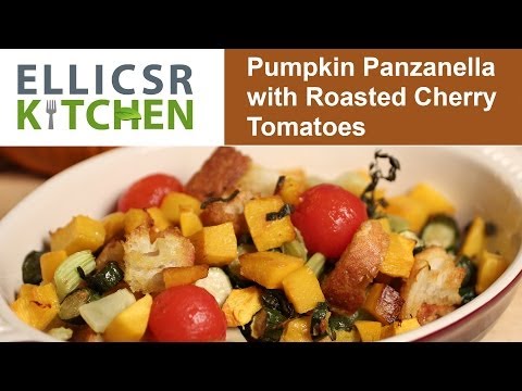 Pumpkin Panzanella with Roasted Cherry Tomatoes