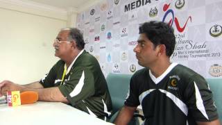 Press Conference (Pakistan) @ 22nd Sultan Azlan Shah Cup 2013