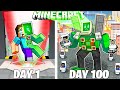 I Survived 100 Days As COMPUTERMAN In HARDCORE Minecraft