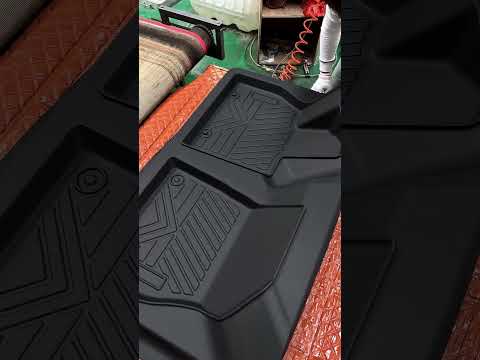 How Custom TPE Car Floor Mats Are Made #TPE #CarFloorMats #CustomMats #FloorMatMaking #Shorts