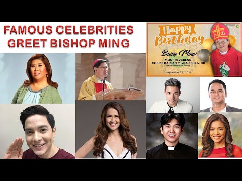 FAMOUS CELEBRITIES GREET BISHOP MING | LEGIT po ito! | Watch 'til the end