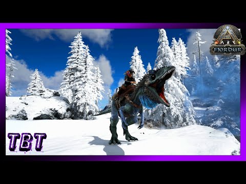 Taming The Icy Cryolophosaurus!  ARK Fjordur Let's Play Ep. 63