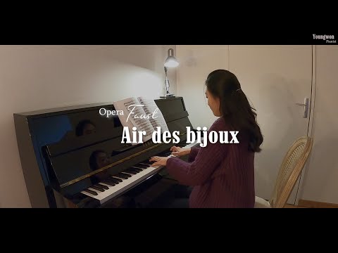 Opera [Faust] Air des bijoux (Jewel song) : Charles Gounod | Piano accompaniment +Lyrics