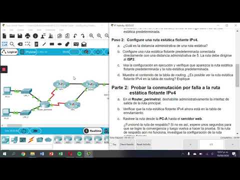 (CCNA 2) Práctica 2.2.5.5 Packet Tracer.
