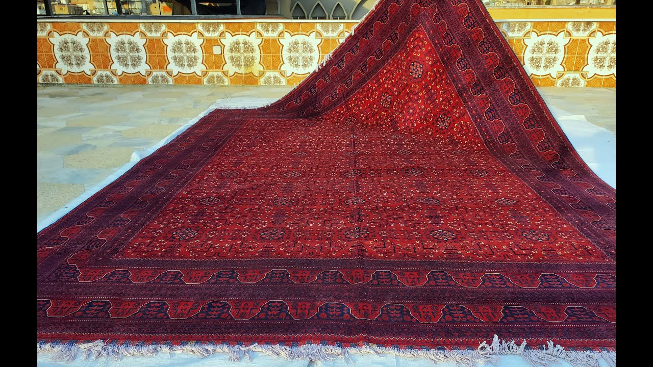 Mansion Size Bukhara Rug, Khal Mohammadi Large Area Rug 3m x 4m | 9.8ft x 13.1ft