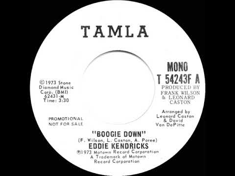 1974 Eddie Kendricks - Boogie Down (mono radio promo 45)