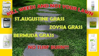 HOW TO KILL WEEDS IN YOUR LAWN WITHOUT KILLING OR DAMAGING YOUR ST. AUGUSTINE GRASS!!! FULL GUIDE!!!