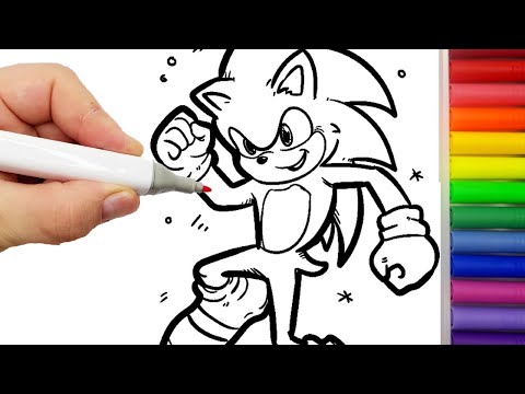 Sonic Coloring Pages Sonic new Sonic vs  Prime COLORING