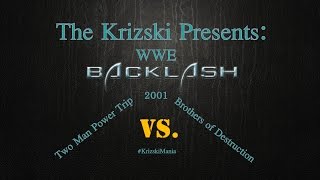 preview picture of video 'The Krizski - Nostalgiakatsaus WWE Backlash 2001'