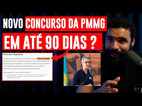 PMMG 2025 Exam: Authorization in up to 90 days? Understand the law!