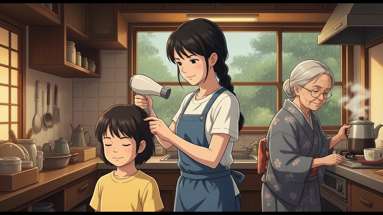 The Day the Rain Refused to Leave | A Ghibli Inspired Emotional Story