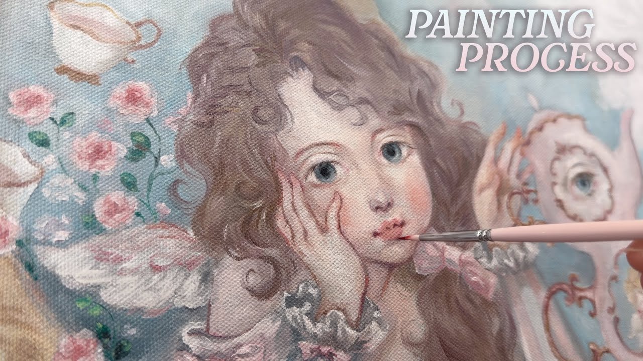 my Packaging Design 🎨𖥔 ݁˖ painting process | craftamo's limited edition paint brushes ༊.𖥔⁺‧₊