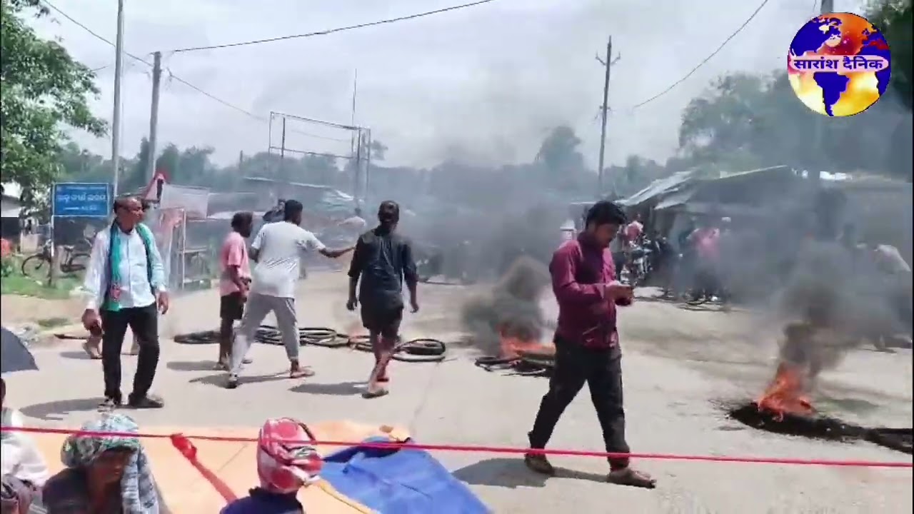 जल निकासी ना होने तक सड़क जाम
