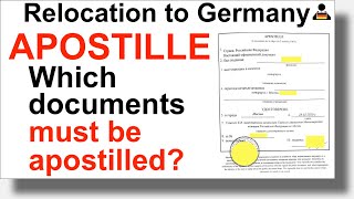 Go Germany: Apostille - which documents must be apostilled