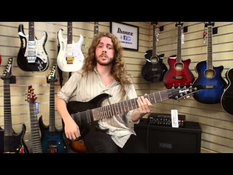 Ibanez RG9-BK demonstration with Sam Bell