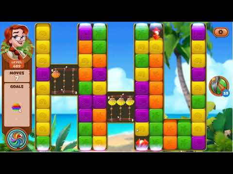 Lost Island Blast Adventure Level 489 - No Boosters