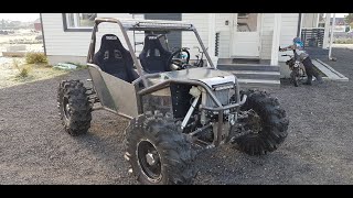 Custom built RZR type 1000cc 4x4 DIY buggy project, 4wheelsteering, 2seater part1