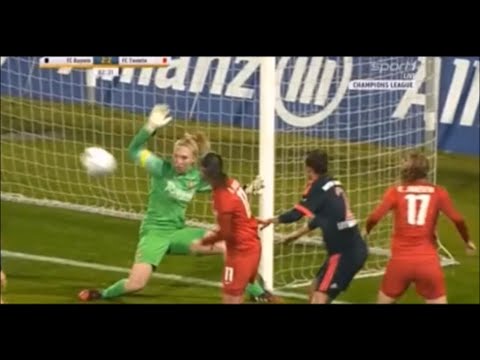 Marieke Ubachsのプレー　FC Bayern München vs FC Twente　14 .10. 2015