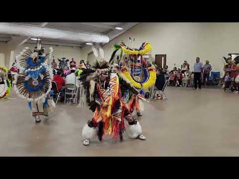 Mens Fancy Dance Grp 1 Concho Oklahoma Graduation honor Pow-wow