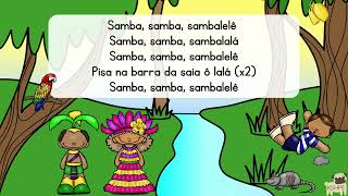 Music: Sambalelê Brazilian Folk Song, Vocal Music Education, Children Singing Unison, Samba Rhythms