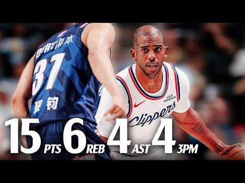 Chris Paul drops 15 PTS in first game back as a Clipper🔥