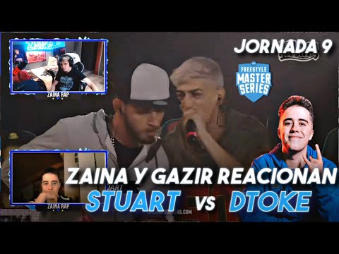 ZAINA Y GAZIR  REACCIONAN A STUART VS DTOKE / FMS ARGENTINA 2021 JORNADA 9 - HD