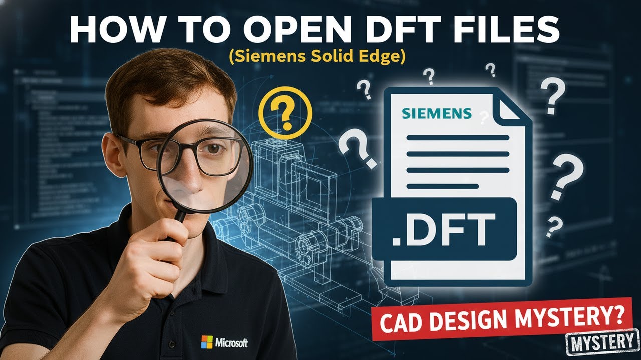 How to Open DFT Files (Siemens Solid Edge)