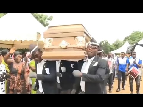 NEGROS BAILANDO CON ATAÚD /MEME COMPLETO - ORIGINAL - EDITABLE