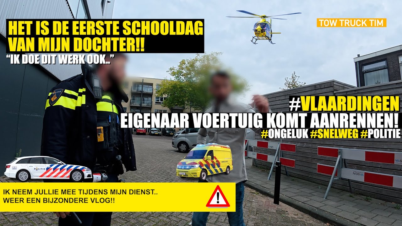 Wegslepen in het zonnige Vlaardingen. 🚨