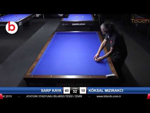 SARP KAYA & KÖKSAL MIZIRAKCI Bilardo Maçı - 2019 YÜKSELME LİGİ-FİNAL 1/2