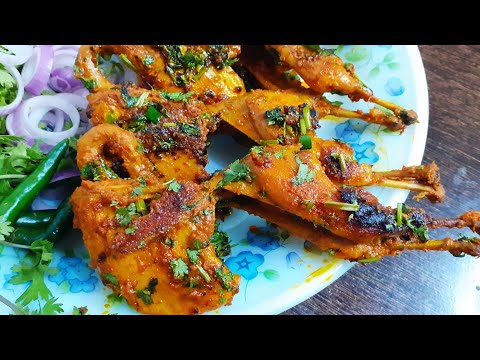 Roasted Teetar and  Batair recipe | Quail Fry