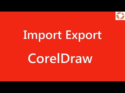 CorelDraw Import Export Format Options