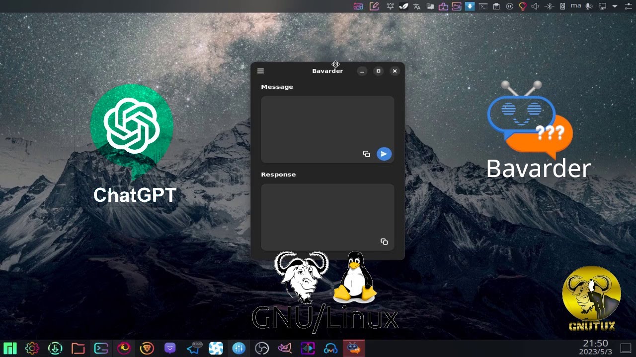 #bavarder برنامج #chatgpt على #لينكس