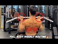 WEEKLY GYM ROUTINE 6 Split Program Fitnesstips Workoutroutine Fullbodyworkout