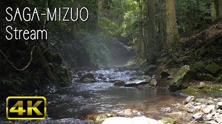 [4K] 水尾川の水音でリラックスする50分。Relaxing Sounds of MIZUO Stream, Kyoto.