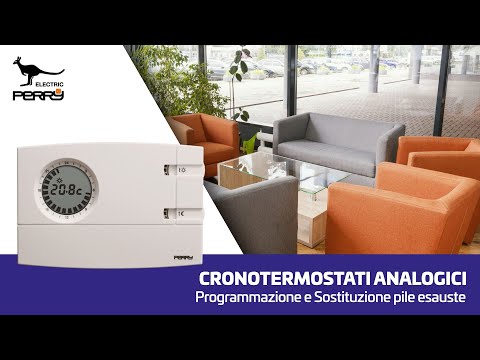 Cronotermostati Analogici - Programmazione e Sostituzione pile esauste