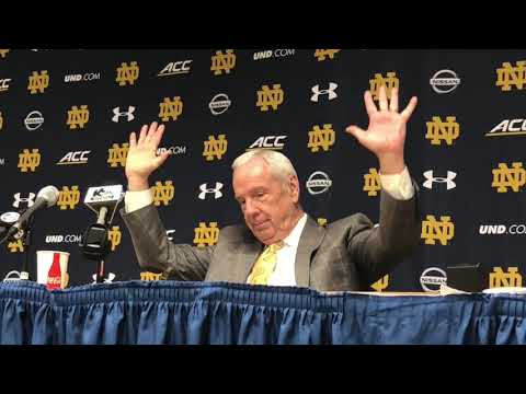 ICTV: UNC-ND Roy Williams Postgame