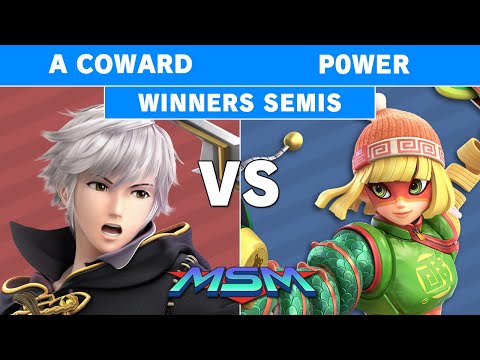 MSM Online 30 - HPT | A Coward (Robin) Vs. p0wer (Min Min) Winners Semis - Smash Ultimate