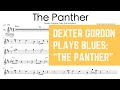 Great Easy Blues Solo for Beginners!!! Dexter Gordon - The Panther