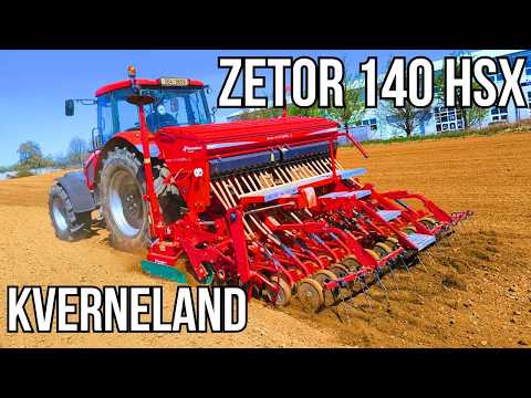 ZETOR FORTERRA 140 HSX Pure Traction & KVERNELAND! 🚩⚡